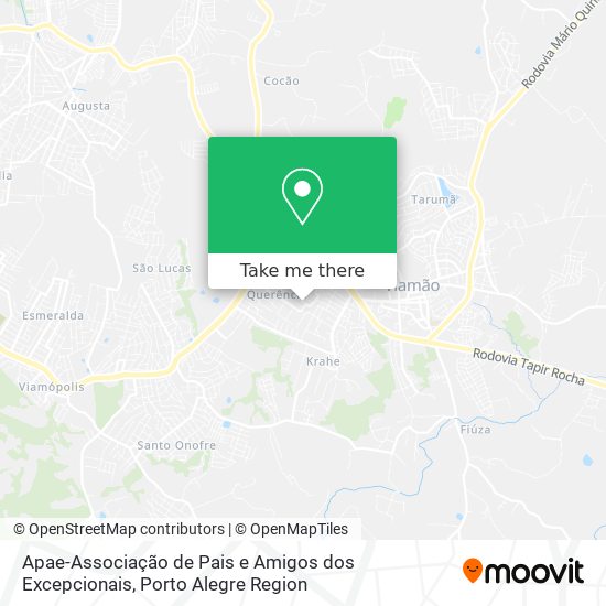 Apae-Associação de Pais e Amigos dos Excepcionais map