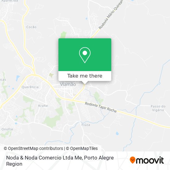 Mapa Noda & Noda Comercio Ltda Me