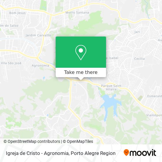 Igreja de Cristo - Agronomia map