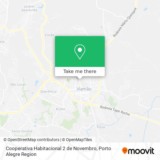 Cooperativa Habitacional 2 de Novembro map