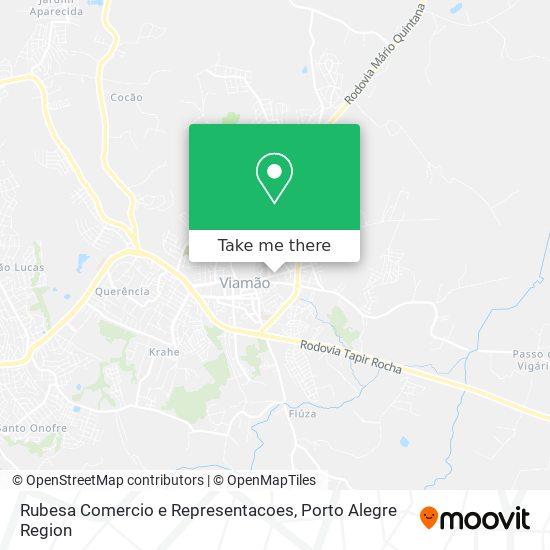 Mapa Rubesa Comercio e Representacoes