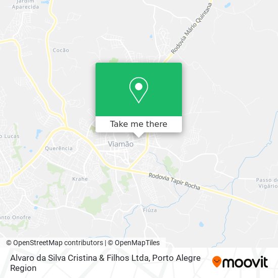 Alvaro da Silva Cristina & Filhos Ltda map