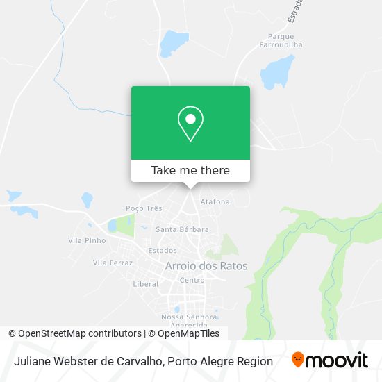 Juliane Webster de Carvalho map