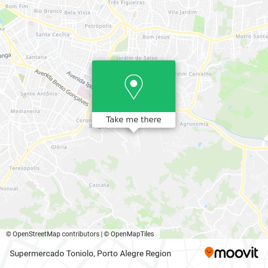 Supermercado Toniolo map