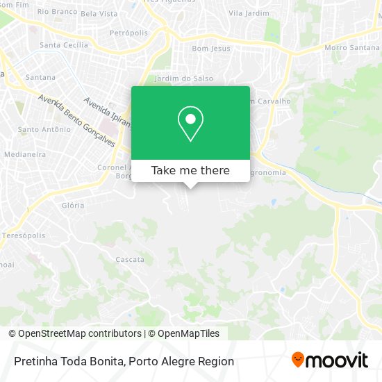 Pretinha Toda Bonita map