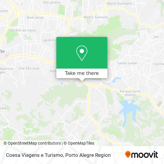 Coesa Viagens e Turismo map