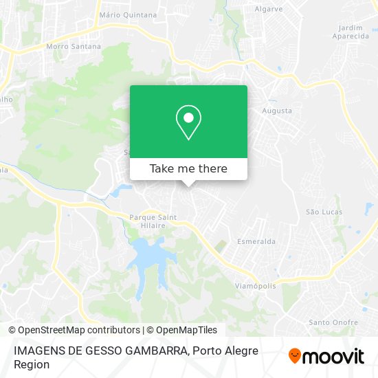 Mapa IMAGENS DE GESSO GAMBARRA