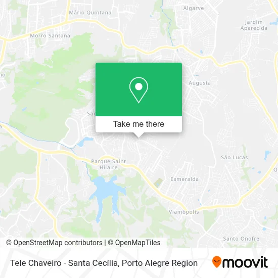 Tele Chaveiro - Santa Cecília map