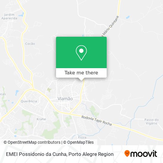 Mapa EMEI Possidonio da Cunha