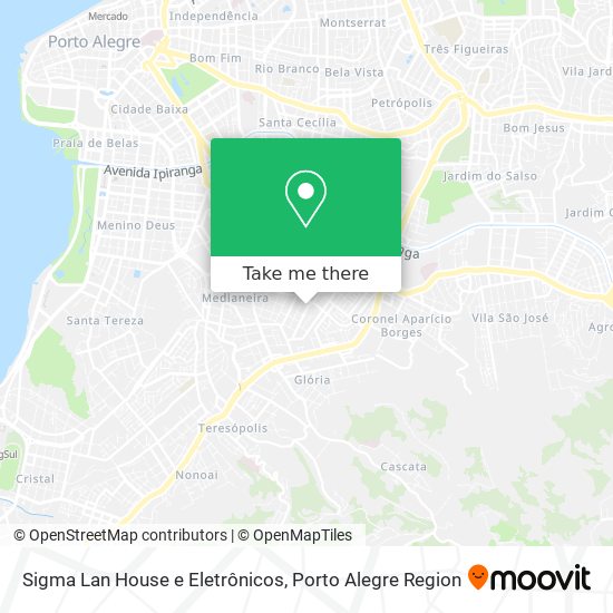 Sigma Lan House e Eletrônicos map