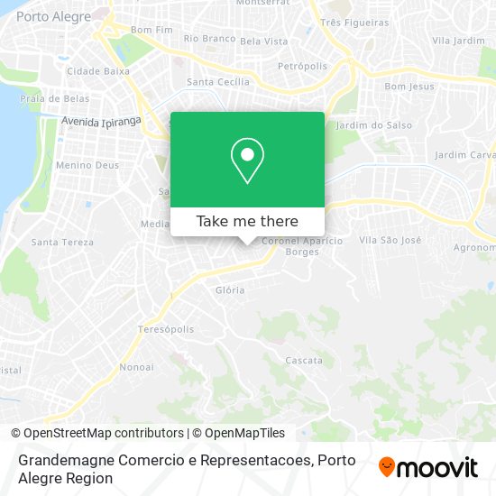 Grandemagne Comercio e Representacoes map