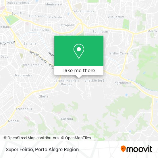 Super Feirão map