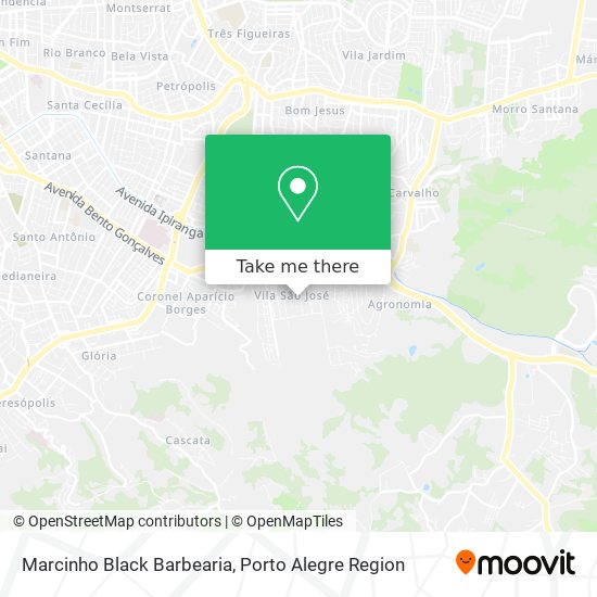 Marcinho Black Barbearia map