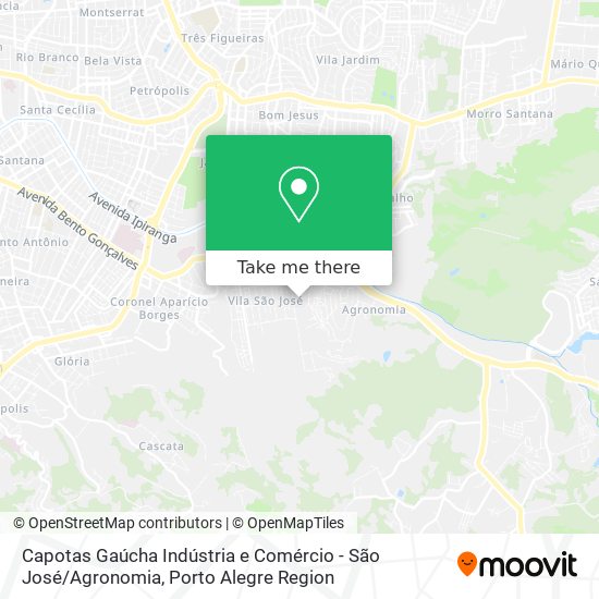 Capotas Gaúcha Indústria e Comércio - São José / Agronomia map