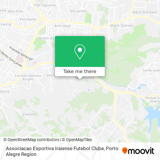 Mapa Associacao Esportiva Iraiense Futebol Clube