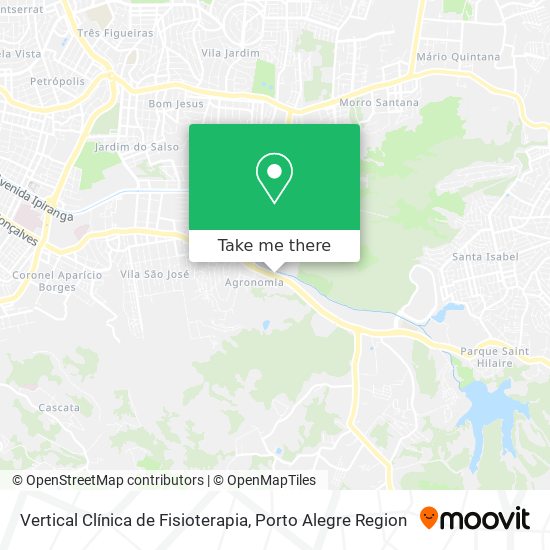 Vertical Clínica de Fisioterapia map