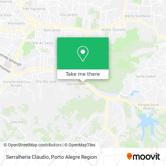 Serralheria Cláudio map