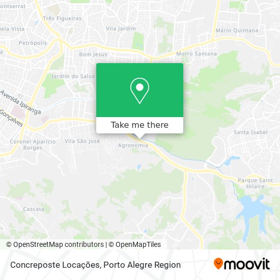 Concreposte Locações map