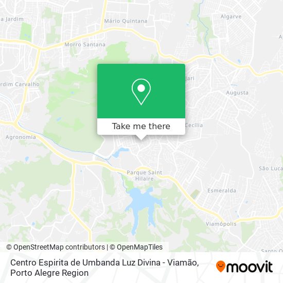 Centro Espirita de Umbanda Luz Divina - Viamão map