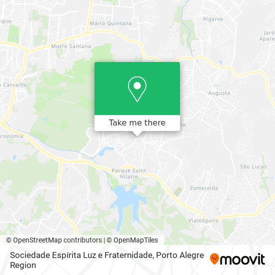Sociedade Espírita Luz e Fraternidade map