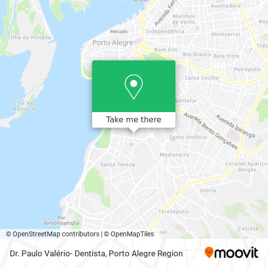 Mapa Dr. Paulo Valério- Dentista