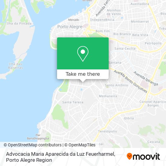 Mapa Advocacia Maria Aparecida da Luz Feuerharmel