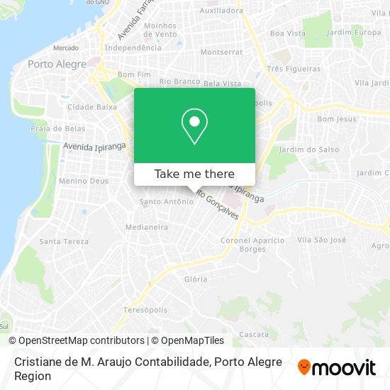 Cristiane de M. Araujo Contabilidade map