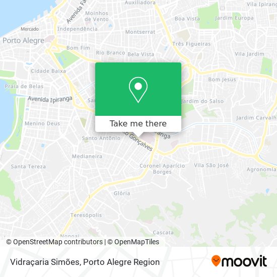 Vidraçaria Simões map