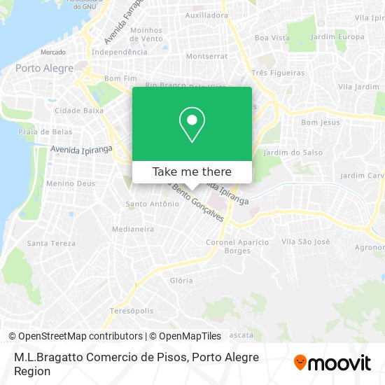 M.L.Bragatto Comercio de Pisos map