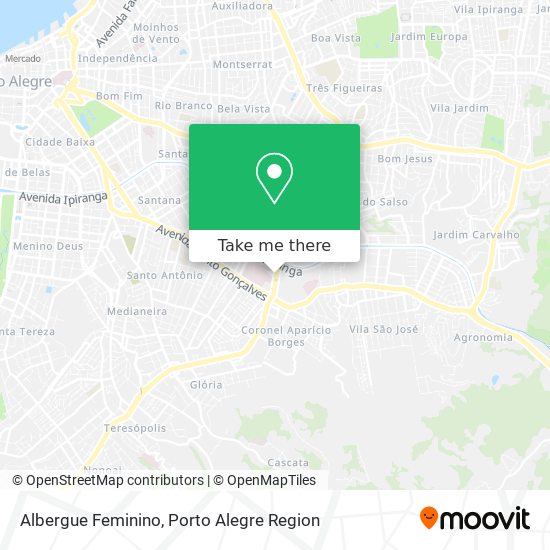 Albergue Feminino map