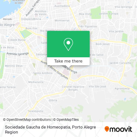 Sociedade Gaucha de Homeopatia map