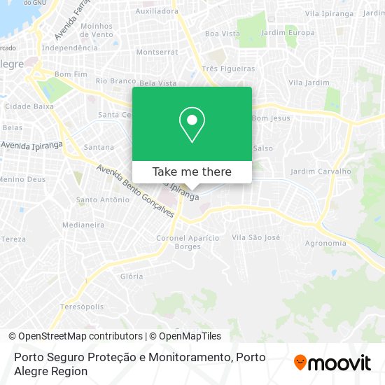 Porto Seguro Proteção e Monitoramento map