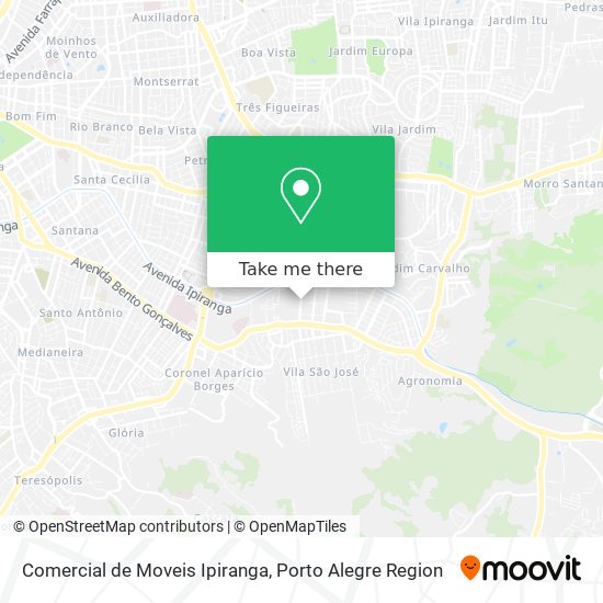 Comercial de Moveis Ipiranga map