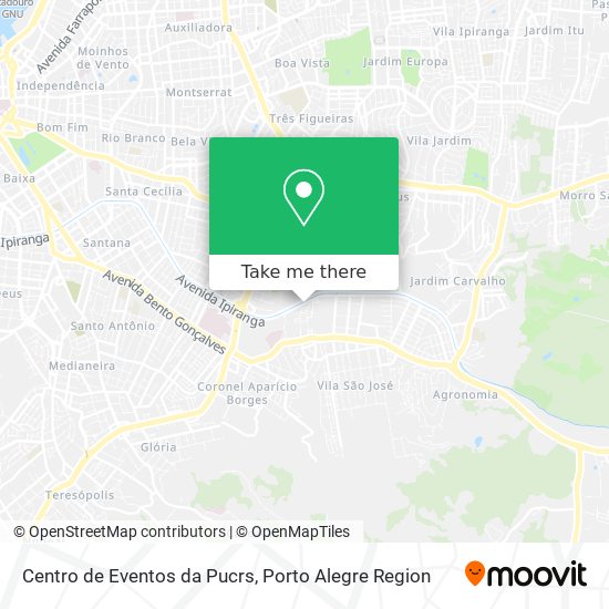 Centro de Eventos da Pucrs map