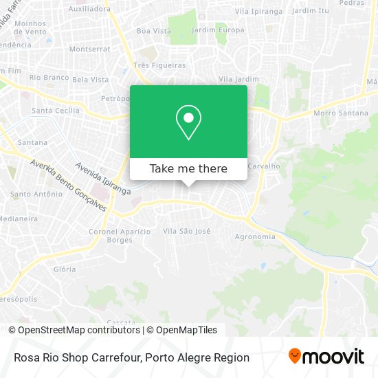 Rosa Rio Shop Carrefour map