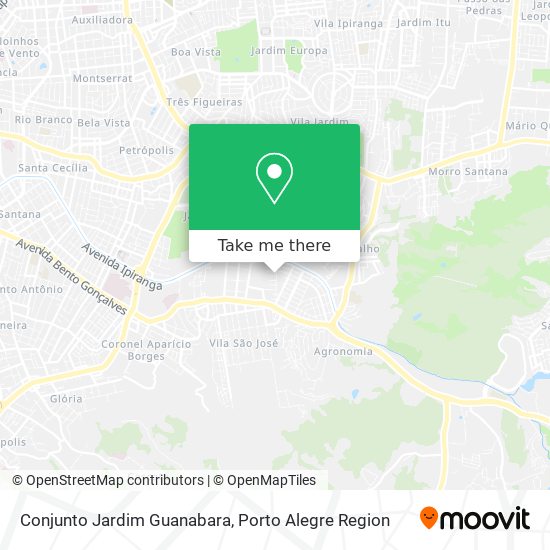 Mapa Conjunto Jardim Guanabara