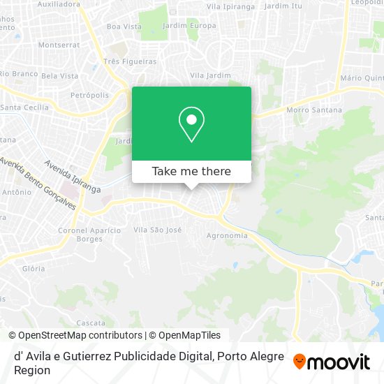 d' Avila e Gutierrez Publicidade Digital map