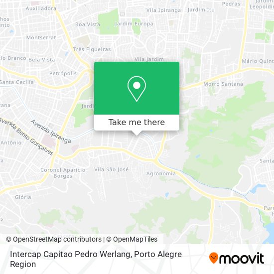 Intercap Capitao Pedro Werlang map