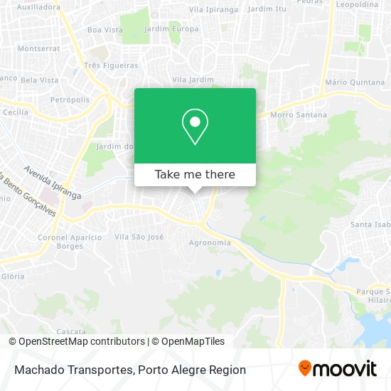 Machado Transportes map