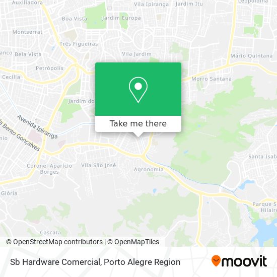 Sb Hardware Comercial map