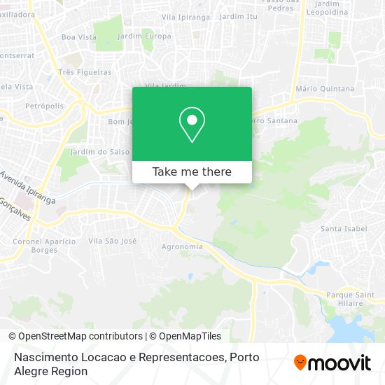 Nascimento Locacao e Representacoes map