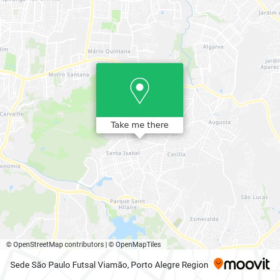 Sede São Paulo Futsal Viamão map