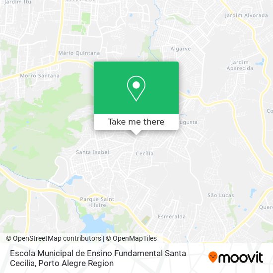 Escola Municipal de Ensino Fundamental Santa Cecilia map