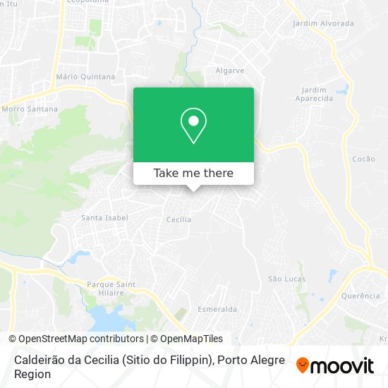 Caldeirão da Cecilia (Sitio do Filippin) map