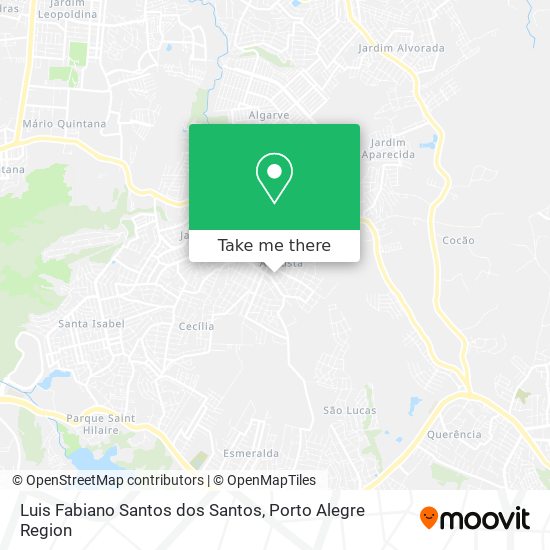 Luis Fabiano Santos dos Santos map