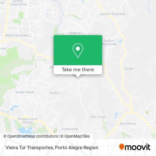 Vieira Tur Transportes map