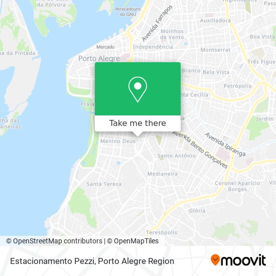 Estacionamento Pezzi map