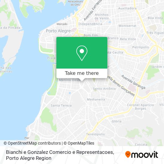 Bianchi e Gonzalez Comercio e Representacoes map