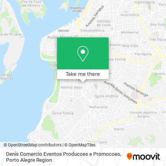 Mapa Denis Comercio Eventos Producoes e Promocoes