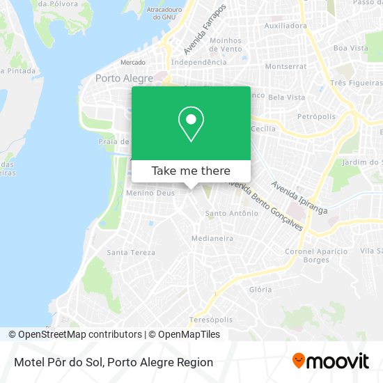 Motel Pôr do Sol map